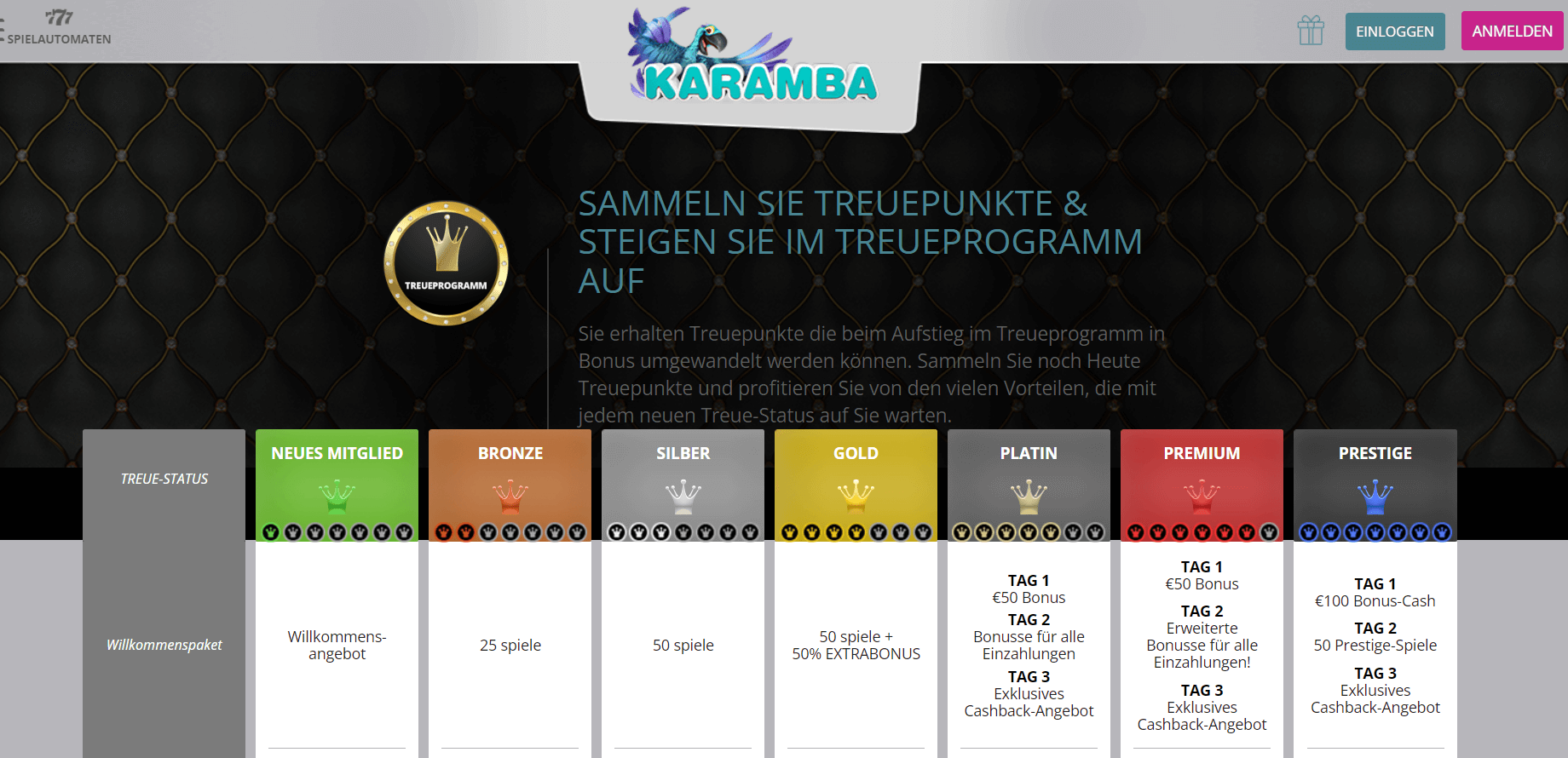 karamba casino vip programm