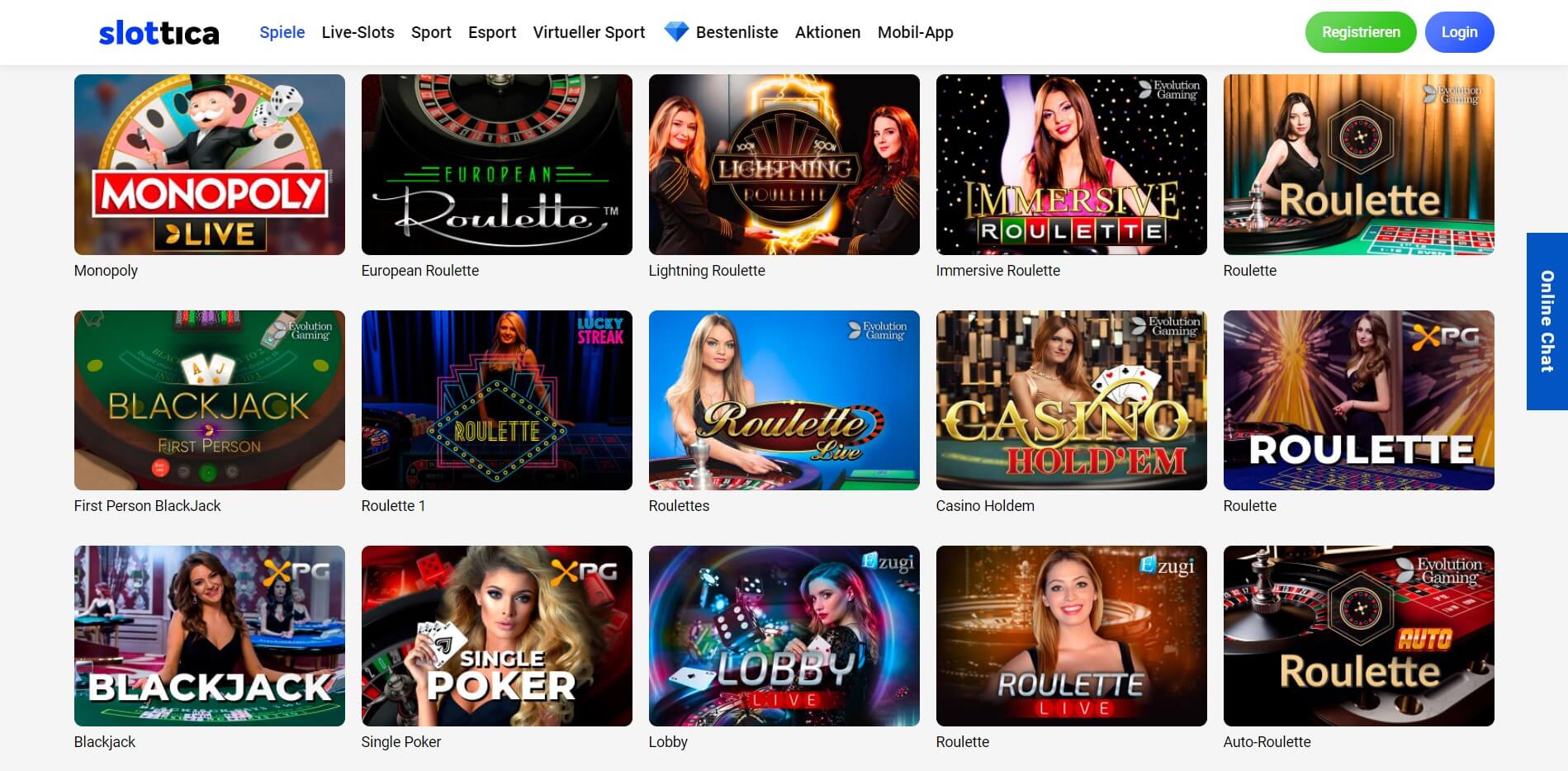 slottica casino live spiele