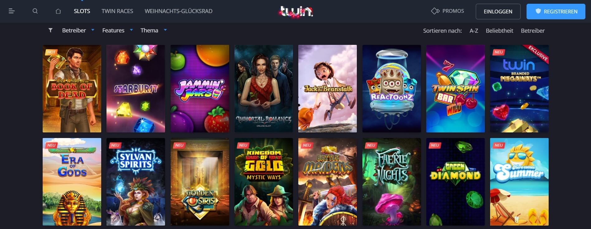 twin casino slots
